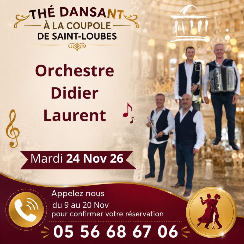 Thé dansant, orchestre DIDIER LAURENT