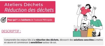 Ateliers Réduction des déchets