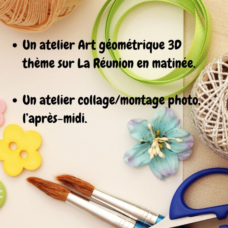 Art géométrique 3D & collage/montage photo