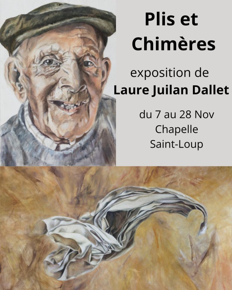 Plis et chimères, exposition de Laure Juilan Dallet