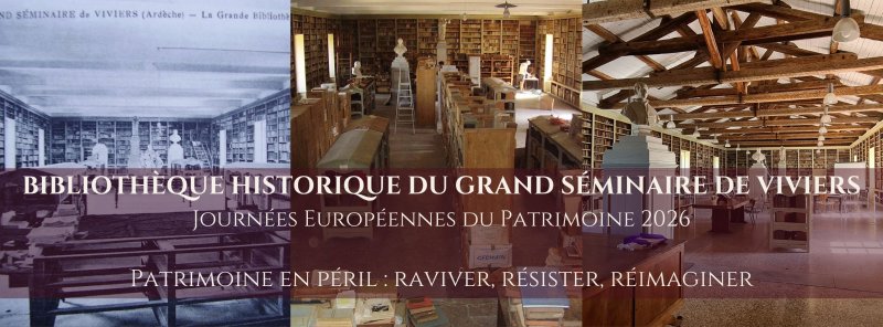 Visite commentée de la Bibliothèque Historique du Grand Séminaire de Viviers