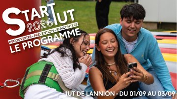 START'IUT : trois jours pour bien démarrer son année à l’IUT de Lannion