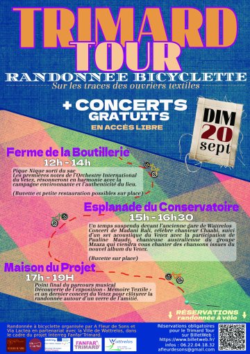 Fanfar'Trimard : La randonnée bicyclette - Le Trimard Tour : sur les traces des ouvriers textiles