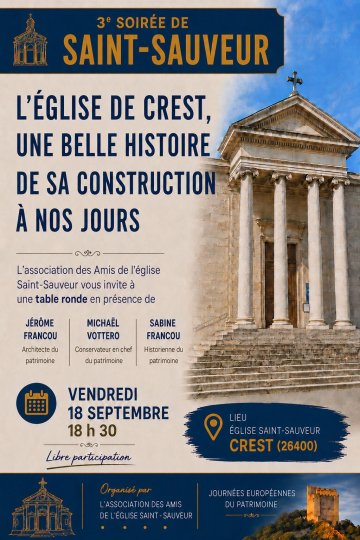 Table ronde sur l’histoire de l’église de Crest