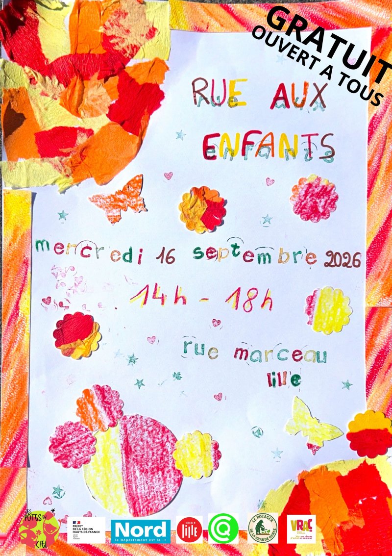Rue aux enfants à Lille