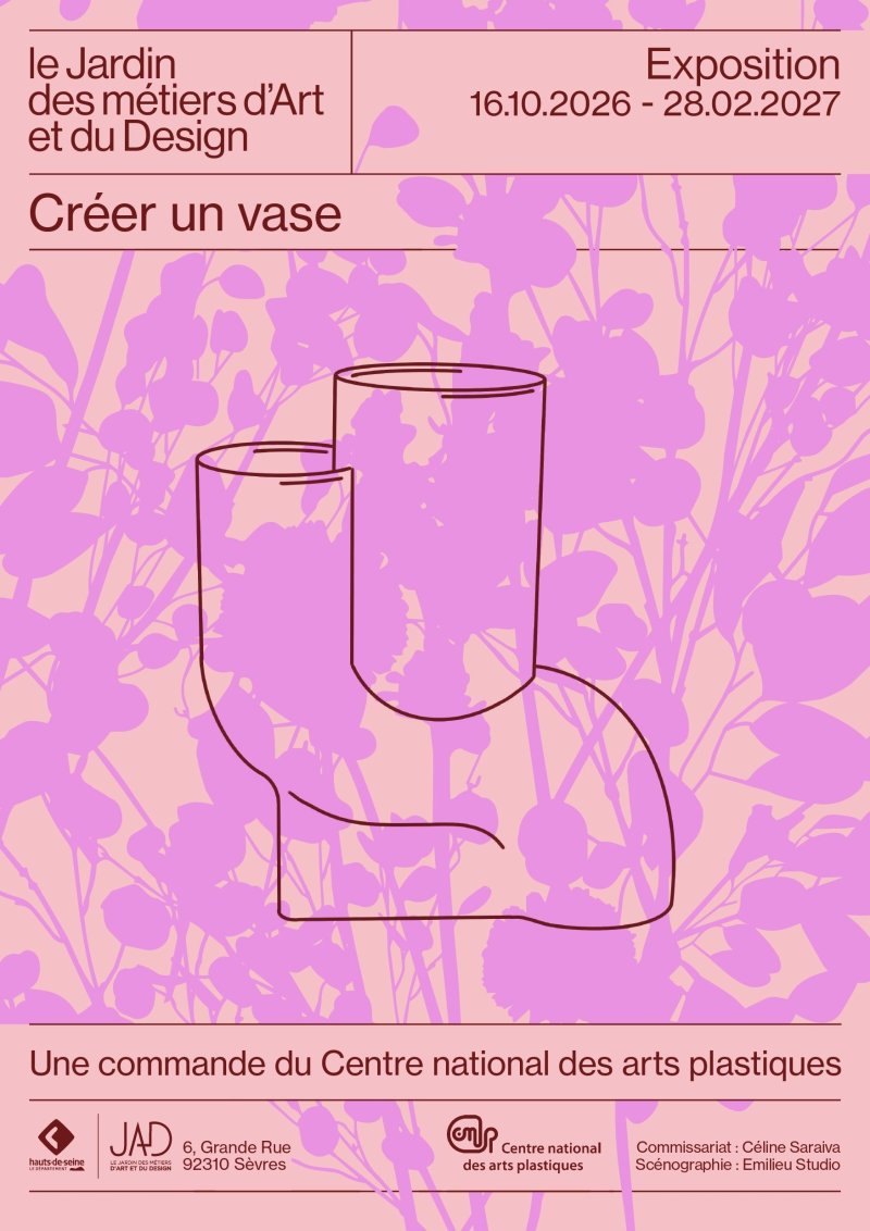 Le JAD : Visite de l’exposition “Créer un vase” en présence de Céline Saraiva,
commissaire de l’exposition
