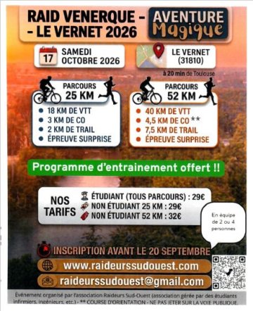 Raid Venerque - Le Vernet 2026