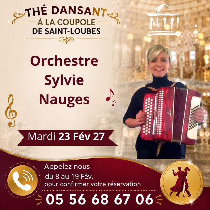 Thé dansant, orchestre SYLVIE NAUGES
