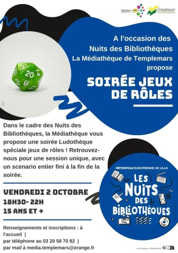 Soirée jeux de rôles