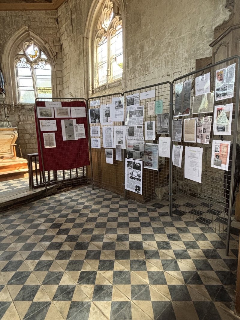 2 visites en 1 : l'église de Vieulaines propose une exposition