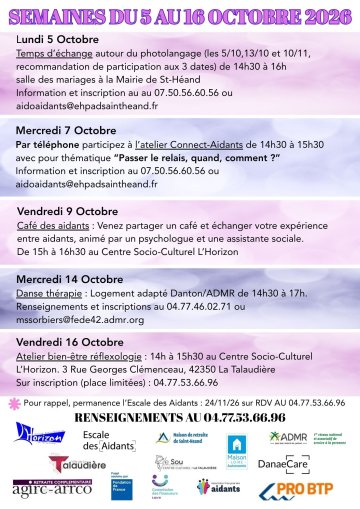 Le mois des aidants