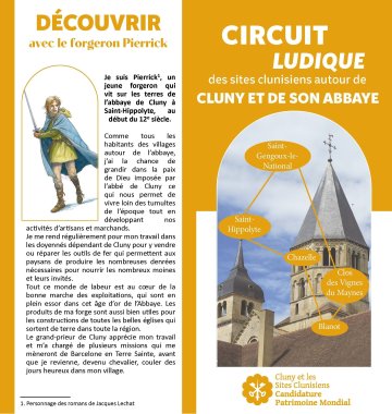 Circuit ludique en autonomie des sites clunisiens autour de Cluny et son abbaye