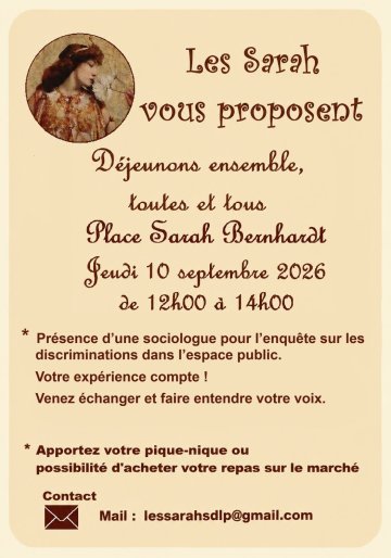« Les Sarah sont dans la place », vous proposent