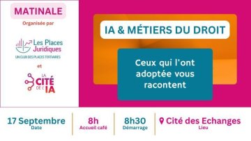 Matinale IA et Métiers du droit
