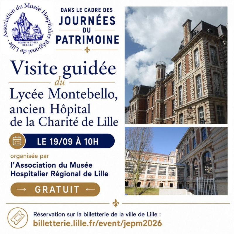 JEP : Visite de l'ancien Hôpital de la Charité de Lille