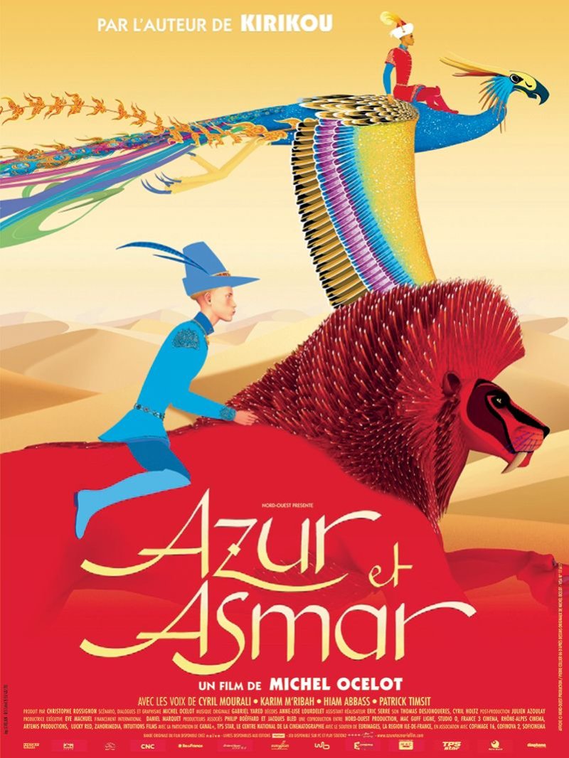 ciné plein air, Azur et Asmar