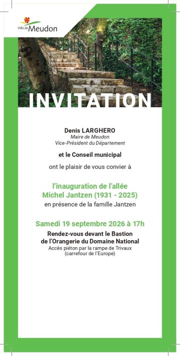 Inauguration de l'allée Michel Jantzen
