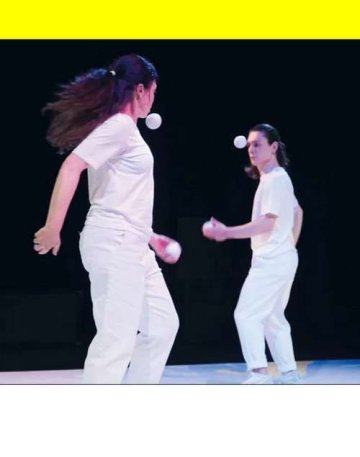 Jongle et danse avec Animale géométrique
