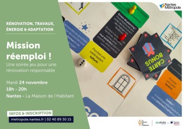 Mission Réemploi ! Une soirée jeu pour une rénovation responsable