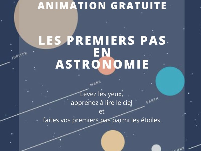 Les premiers pas en astronomie