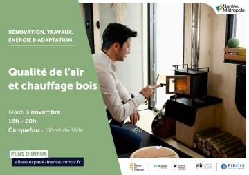 Conférence : qualité de l'air et chauffage bois