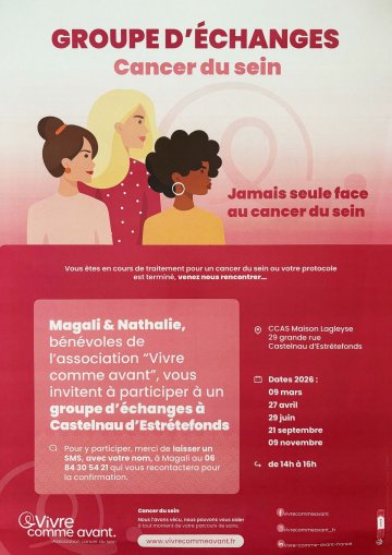Vivre comme avant, parler du cancer du sein
