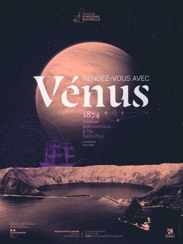 Visite guidée de l'exposition "Rendez-vous avec Vénus, 1874 mission astronomique à l'île Saint-Paul"