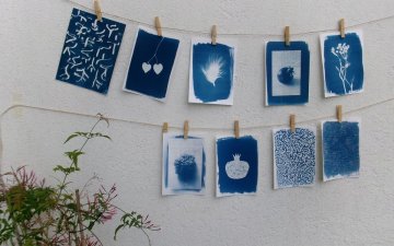 Bleu de travail - initiation à la technique du cyanotype
