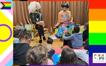 Lectures de contes par des artistes drag queens et drag kings avec le collectif Les Contes à Paillettes