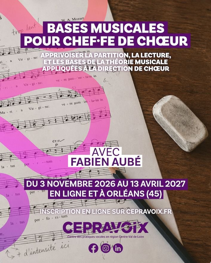 Formation - Bases musicales pour chef·fe de chœur