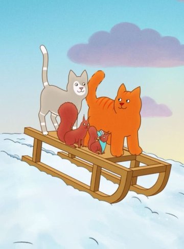 Le Merveilleux hiver de Tom le chat