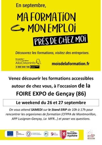 Septembre -Mois de la formation
