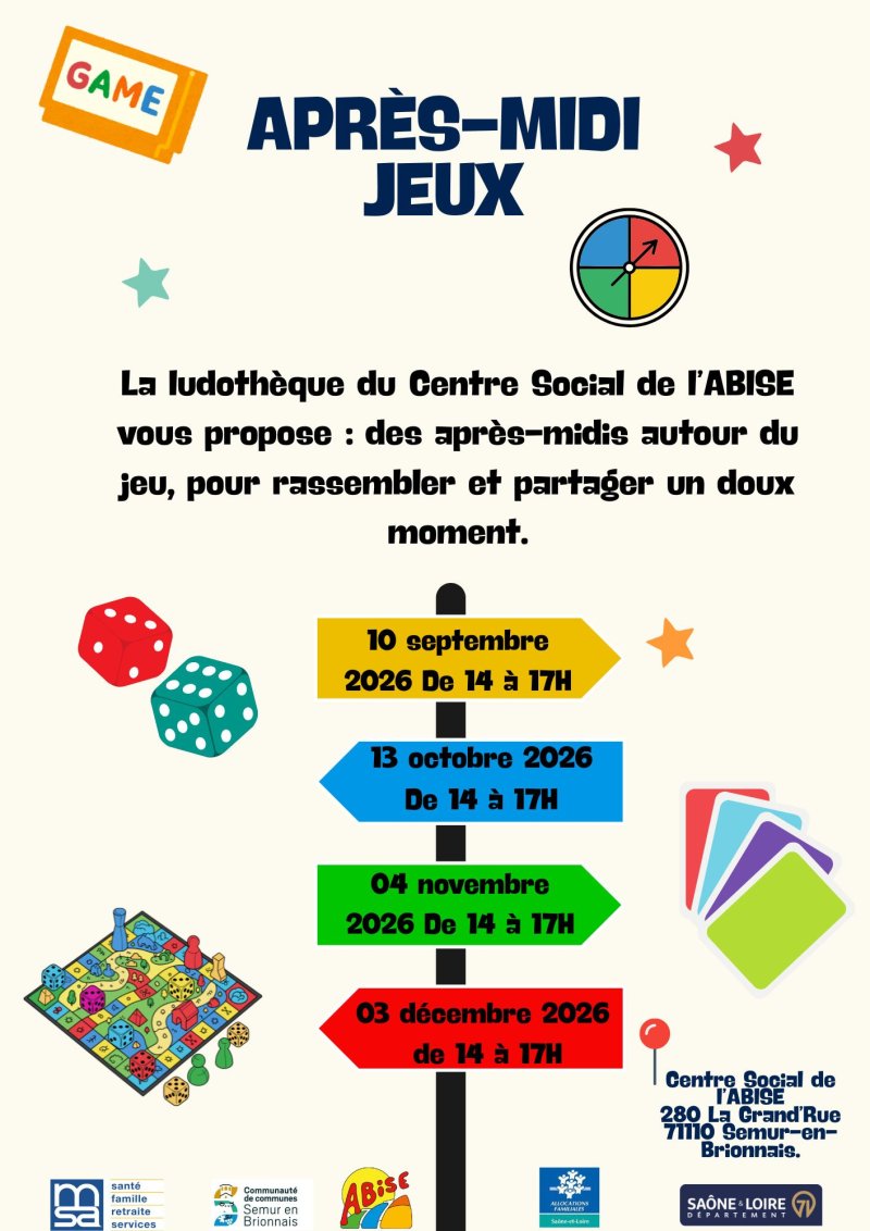 Après-midis jeux