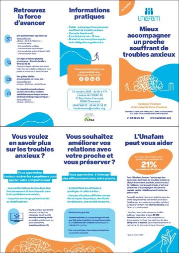 MIEUX ACCOMPAGNER UN PROCHE SOUFFRANT DE TROUBLES ANXIEUX