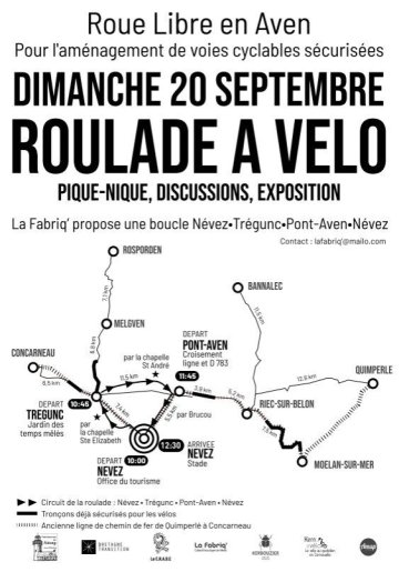 Roulade à vélo : Roue libre en Aven