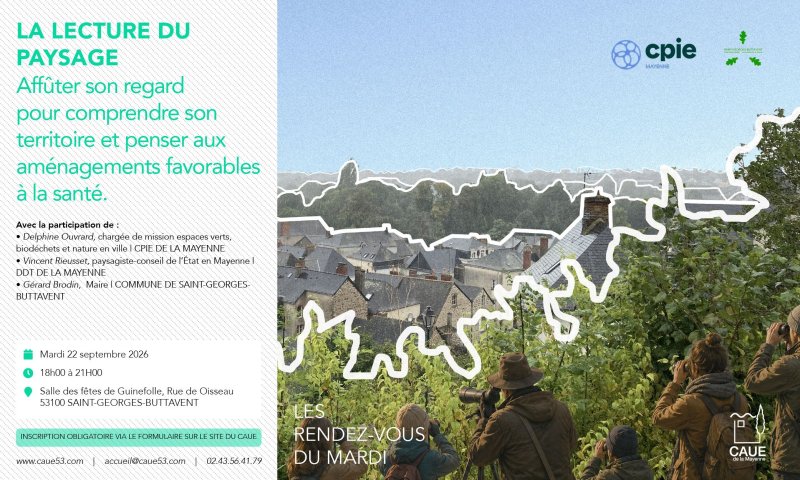 LES RENDEZ-VOUS DU MARDI : LA LECTURE DU PAYSAGE