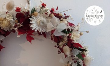 ATELIER ARTISTIQUE | Couronne de fleurs séchées