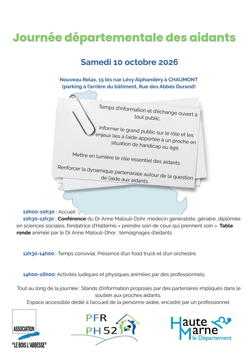 Journée Départementale des aidants