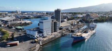 Visite guidée du terminal cimentier de Teralta Réunion
