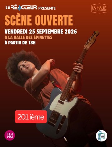 Scène ouverte à la halle des Epinettes