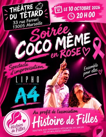 Improvisation A4 : long form soirée caritative Octobre rose