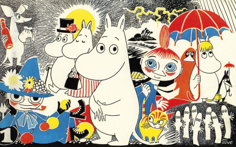 Exposition "La vallée des Moomins" à la bibliothèque Aimé Césaire