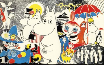 Exposition "La vallée des Moomins" à la bibliothèque Aimé Césaire