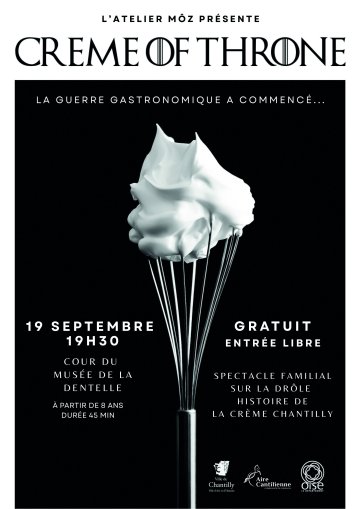 Spectacle 'Crème of Throne' à Chantilly