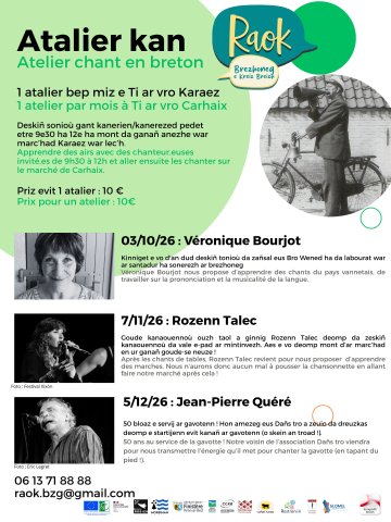 Atelier chant en breton avec Rozenn Talec