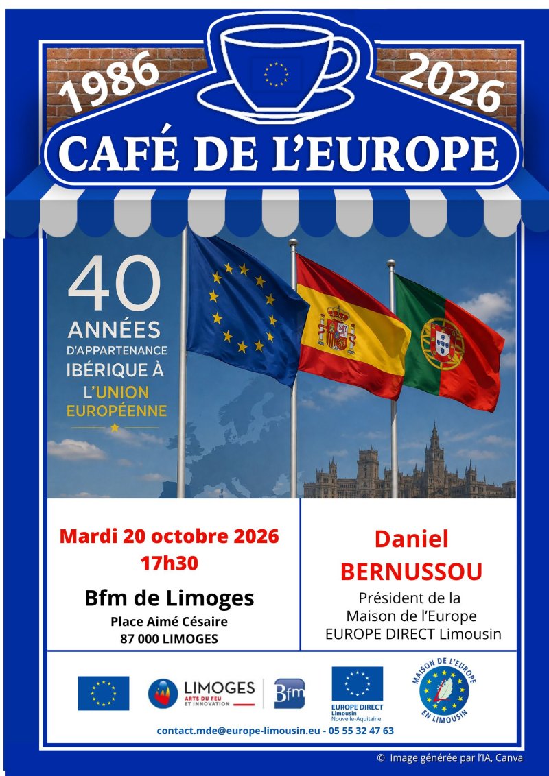 Café de l’Europe : « 40 années d’appartenance ibérique à l’Union européenne »