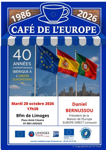 Café de l’Europe : « 40 années d’appartenance ibérique à l’Union européenne »