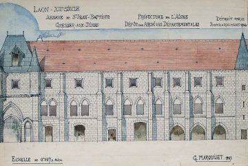Visite guidée à Laon : l'ancienne abbaye Saint-Jean (actuelle Préfecture)