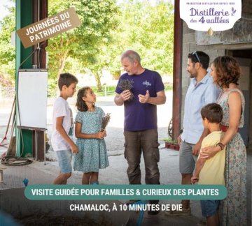 Visite guidée d’une distillerie d’huile essentielle dans la Drôme