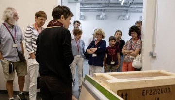 Visite des coulisses du musée : ateliers techniques et réserves